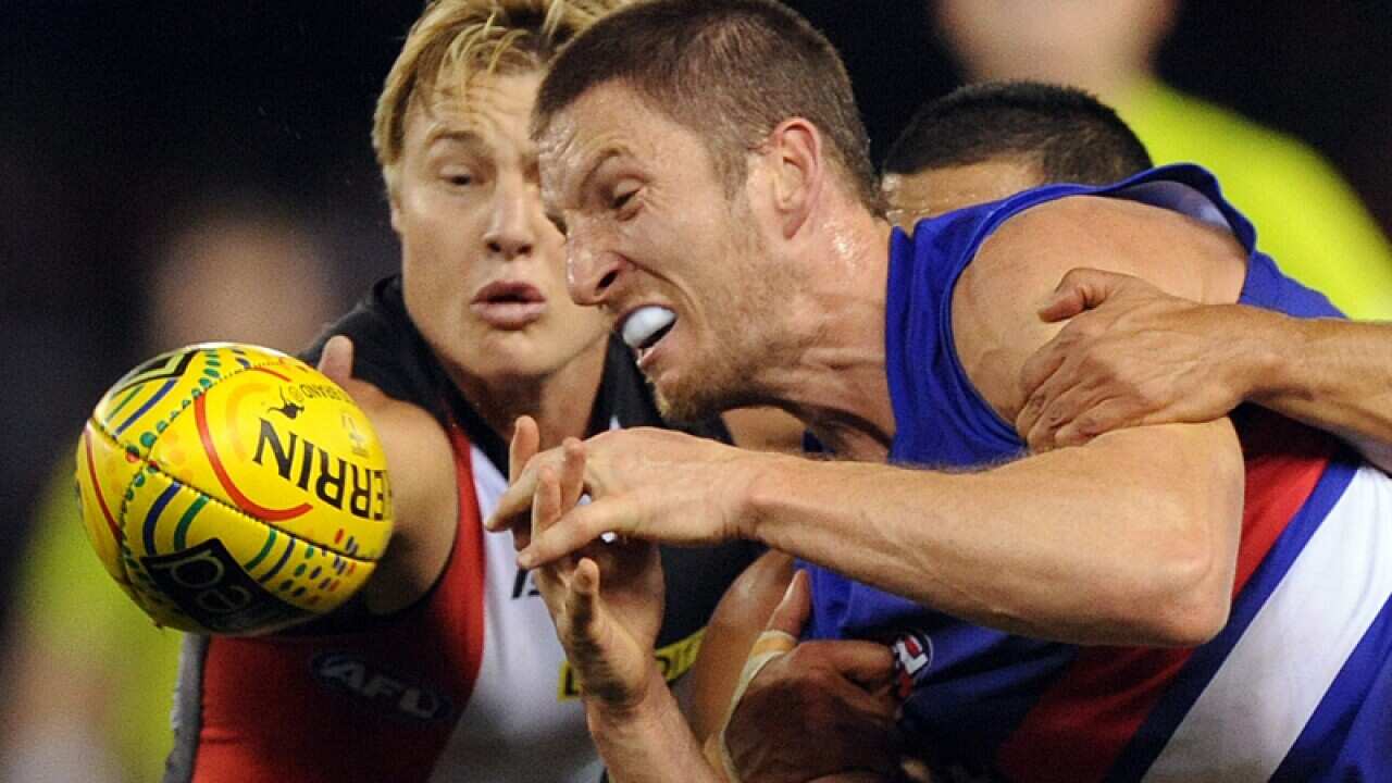 File photo of a St.Kilda versus Bulldogs match