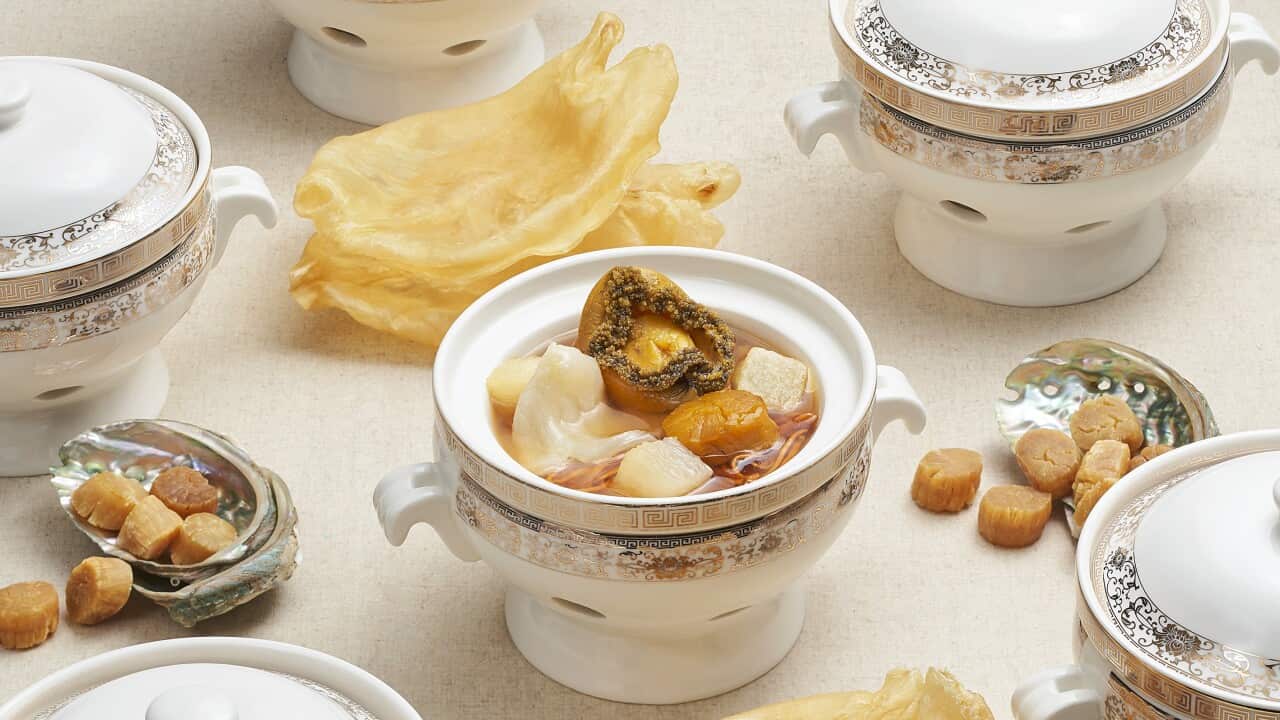 Peach Blossoms_Nourishing Spring Chicken Soup with Jeju Abalone, Fish Maw, Sea Whelk, Dried Scallop and Cordyceps Flower.jpg