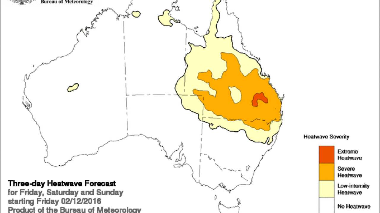 BOM forecasts Queensland, northern NSW heatwave with 40C temperatures