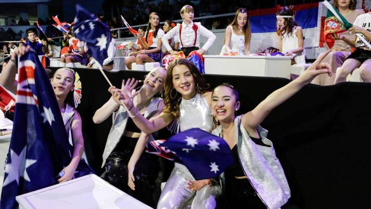 13-year-old Australian Isabella Clarke has finished third in the Junior Eurovision Song Contest in Tbilisi, Georgia