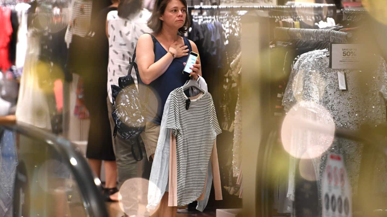 A generic image of a retail shopper.