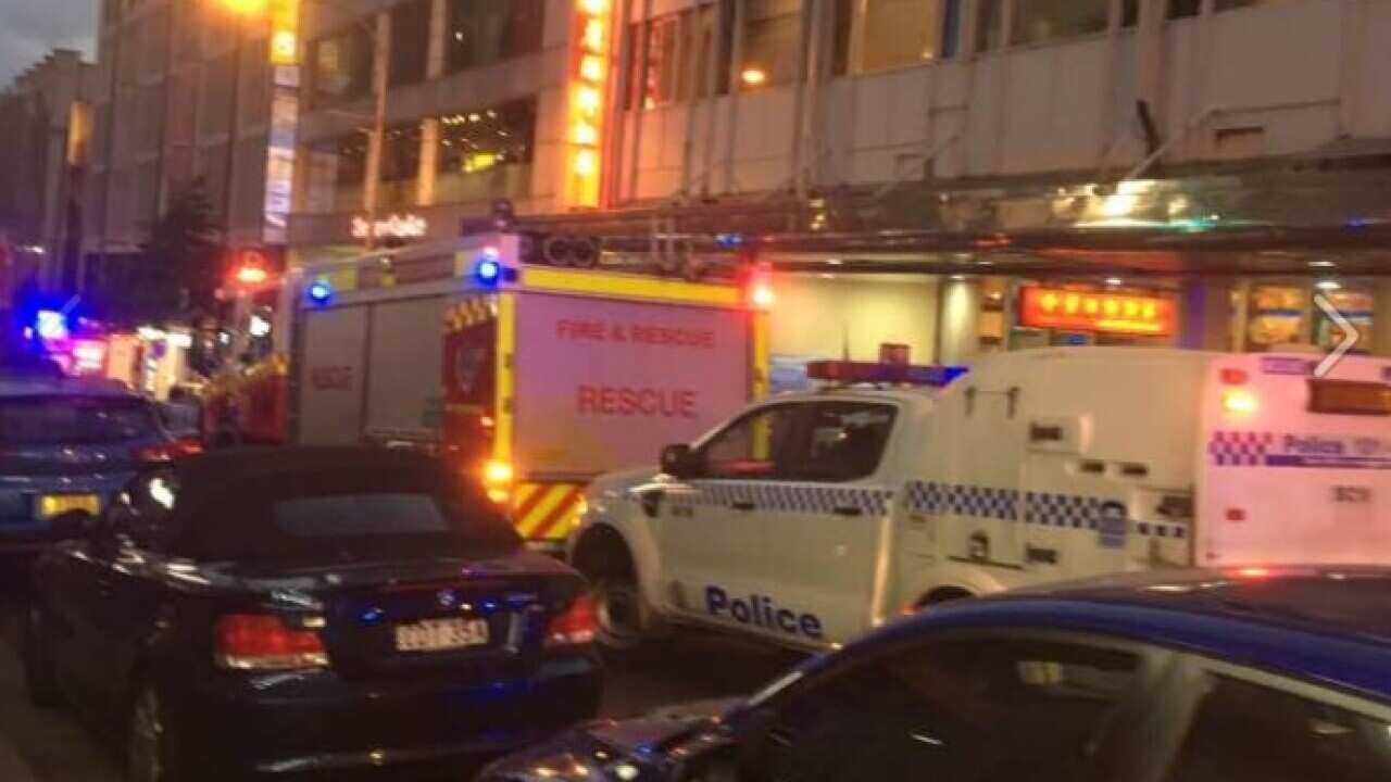 Emergency services respond to the explosion