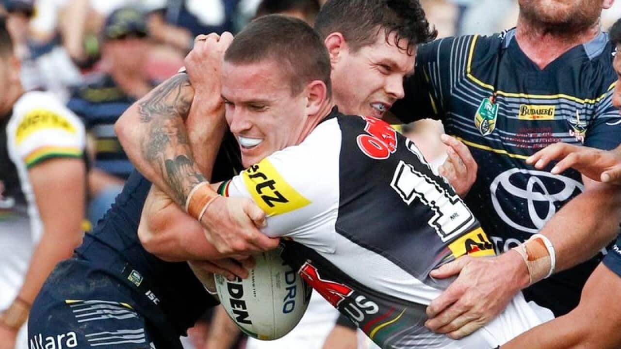 A file image of Penrith Panthers prop Tim Browne