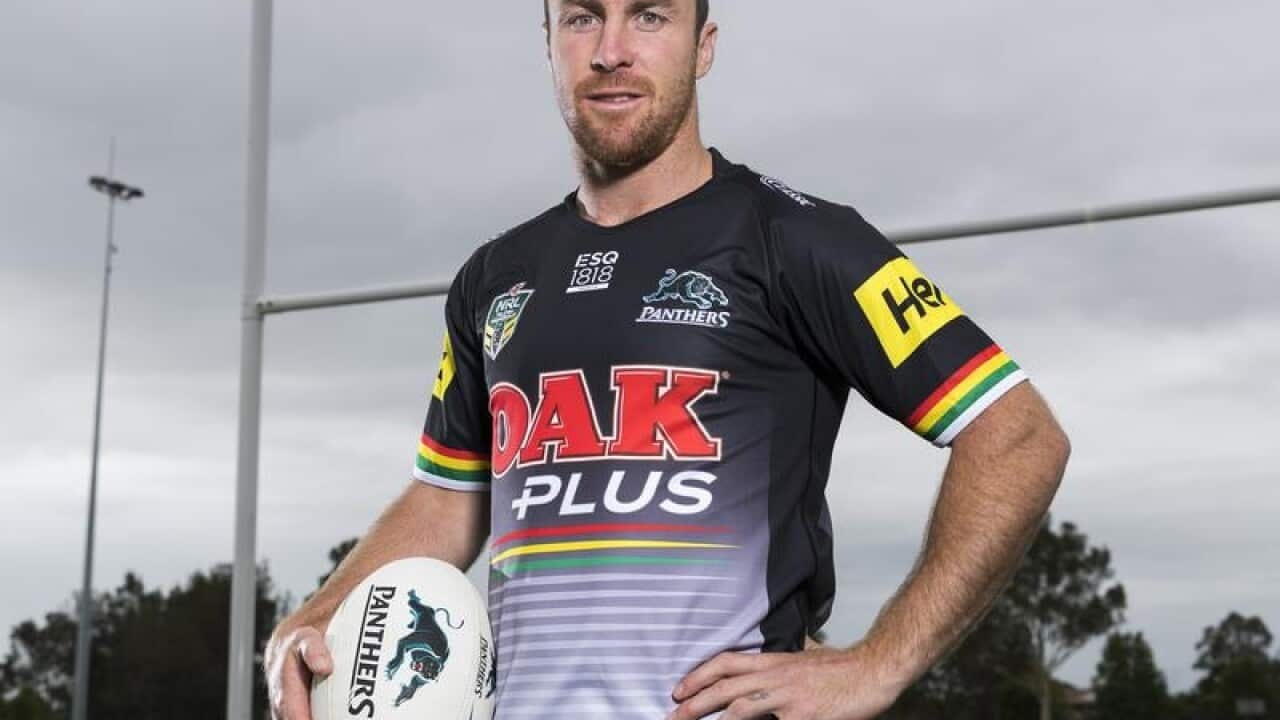 A supplied image of Penrith Panthers player James Maloney.