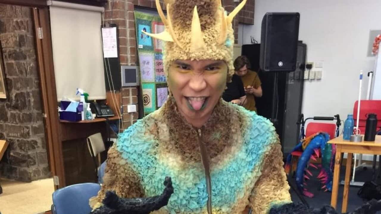 Bryan Yap plays the evil king in 'Galapagos! the musical'