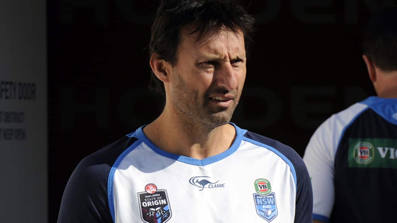 NSW Blues coach Laurie Daley.