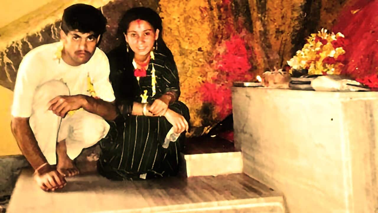भारतको एउटा मन्दिरमा गोप्य रूपमा लुइँटेल दम्पती