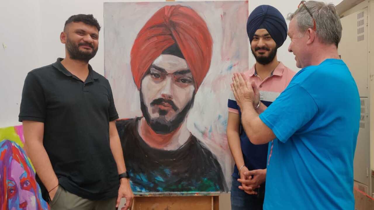 An Adelaide-based artist Daniel Connell, as a part of his art project titled COVIV 20 has tried to highlight the struggles faced by temporary visa holders