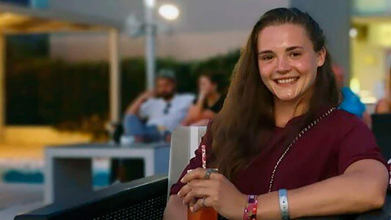 Saskia Jones, 23, who has been formally identified by the police as the woman who died following a terror attack at London Bridge on Friday.