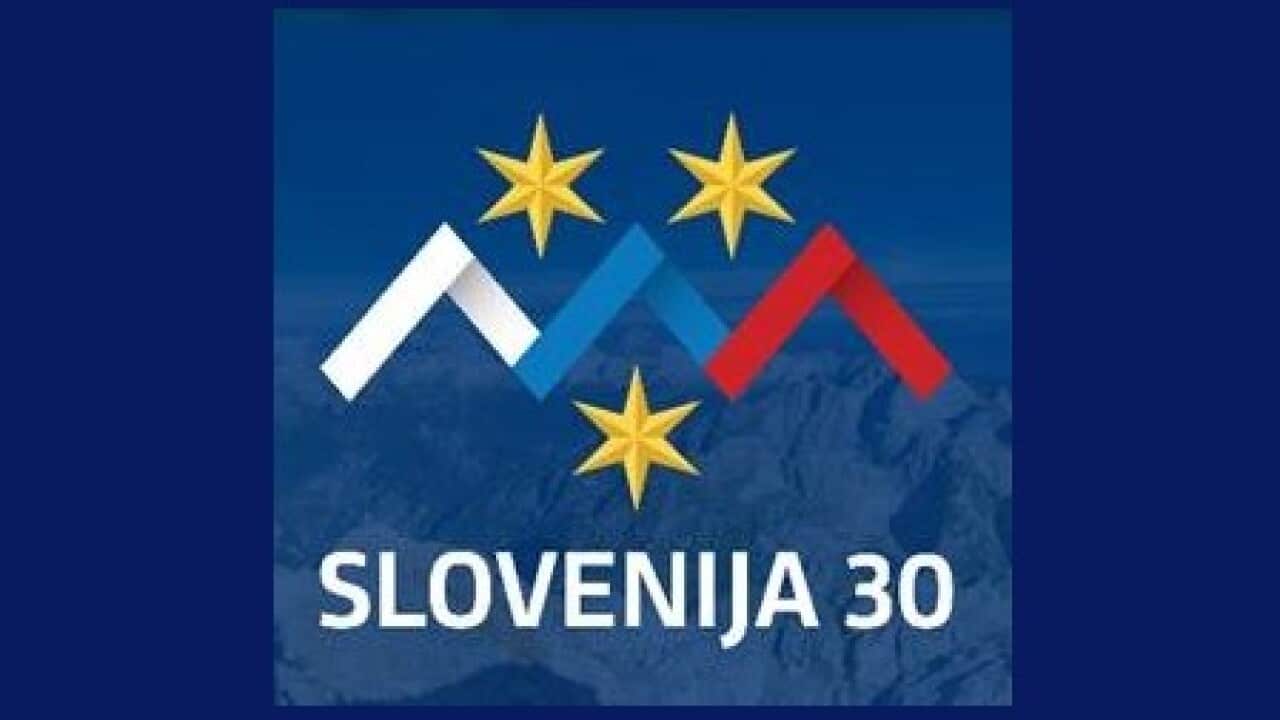 30 years Slovenia logo
