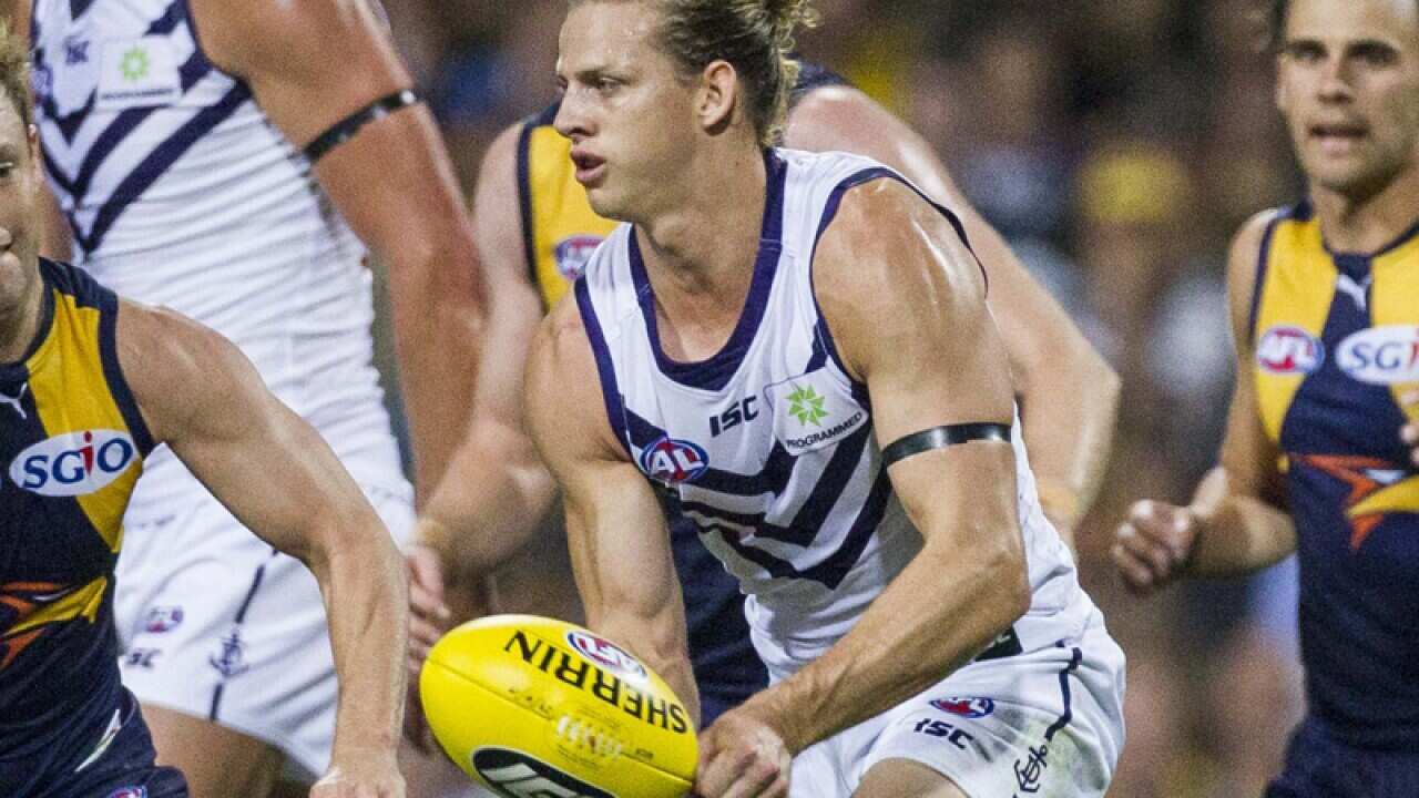 Fremantle captain Nat Fyfe