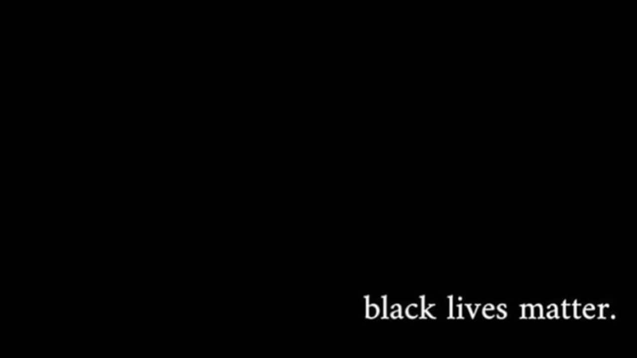 Black Lives Matter black tile