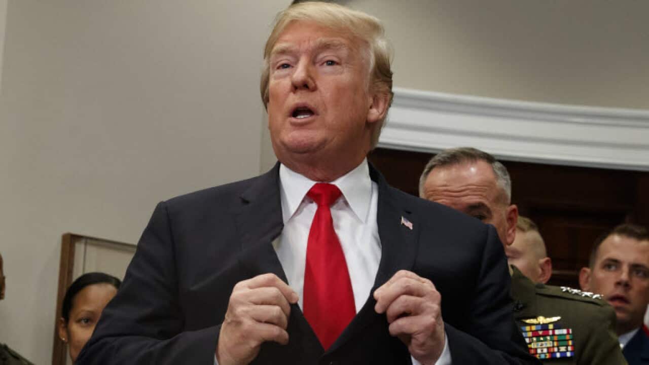 US President Donald Trump