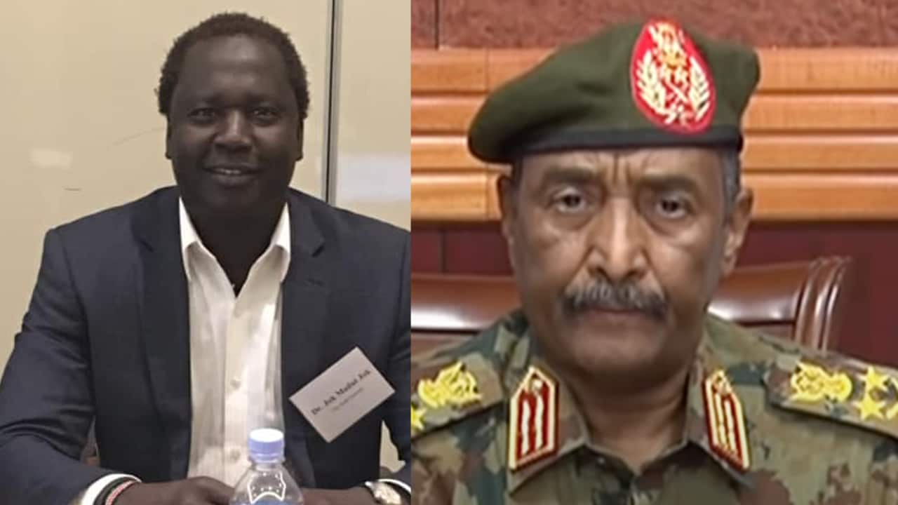 Image: Gen. Abdel-Fattah Burhan and Dr Jok Madut