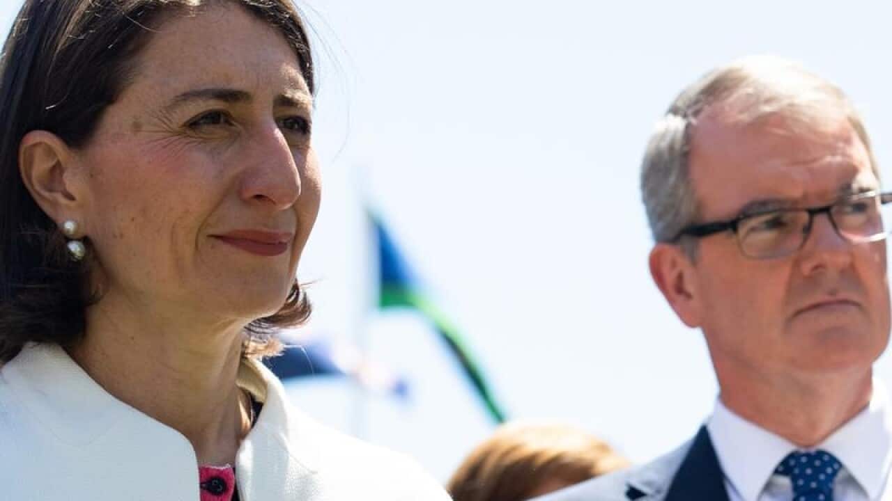 A file image of Gladys Berejiklian and Michael Daley