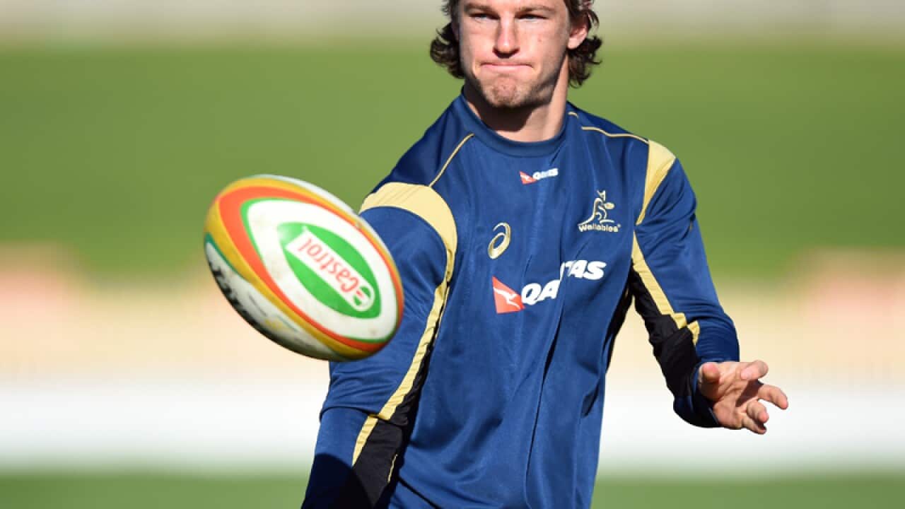 Rob Horne during training.