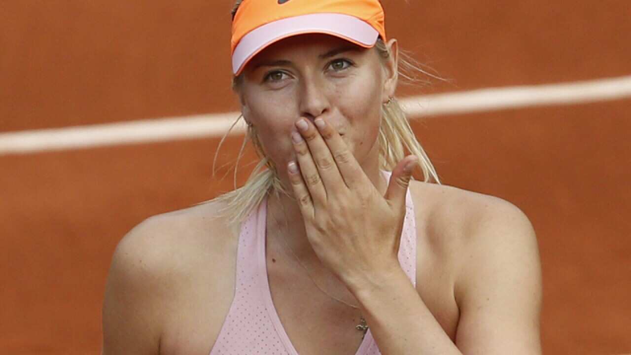 Russian tennis player Maria Sharapova