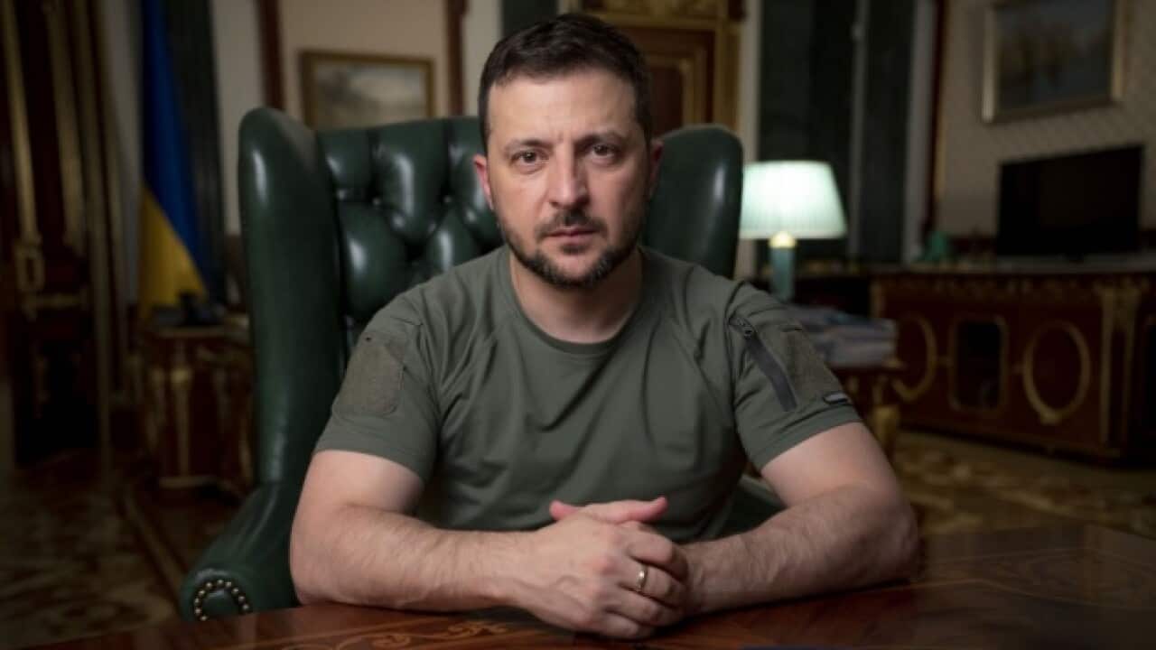 President V. Zelenskyy - Principled response to Russian strikes on Zaporizhia NPP needed right now..jpeg