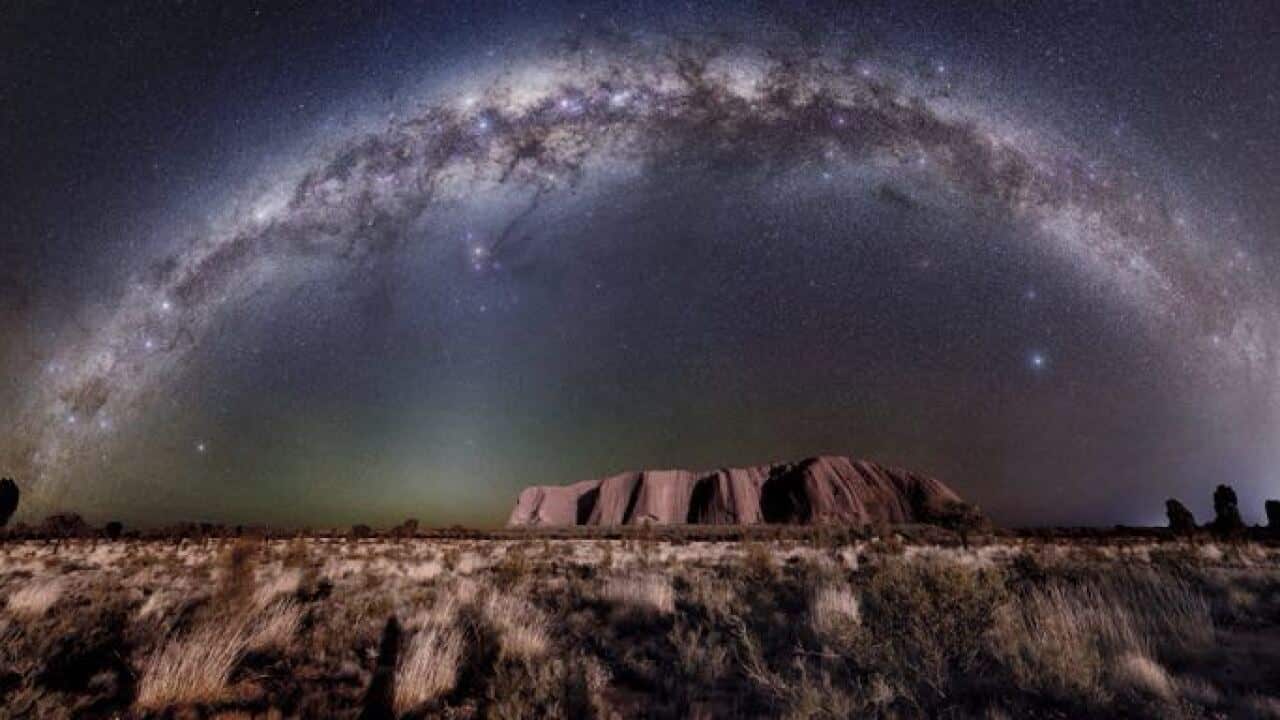 Uluru Milky Way