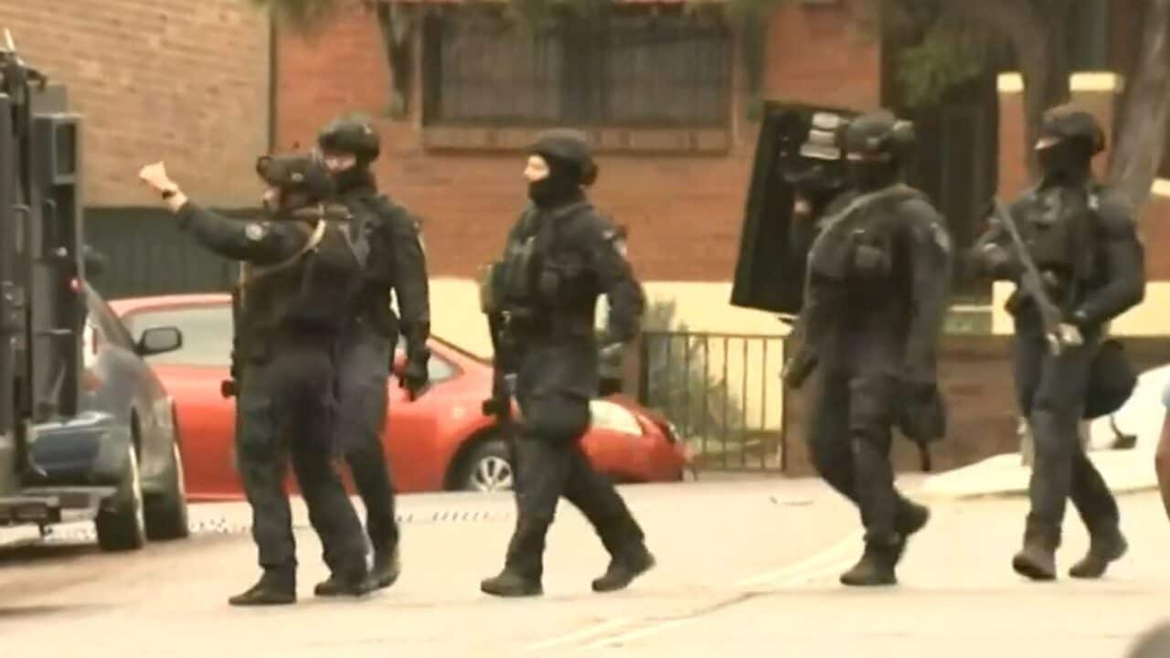 NSW Police in Lewisham.