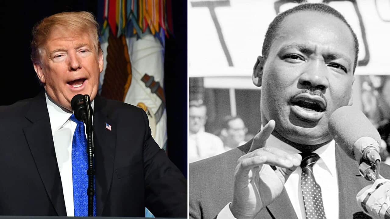 Mike Pence compares Donald Trump to Martin Luther King Jr SBS News