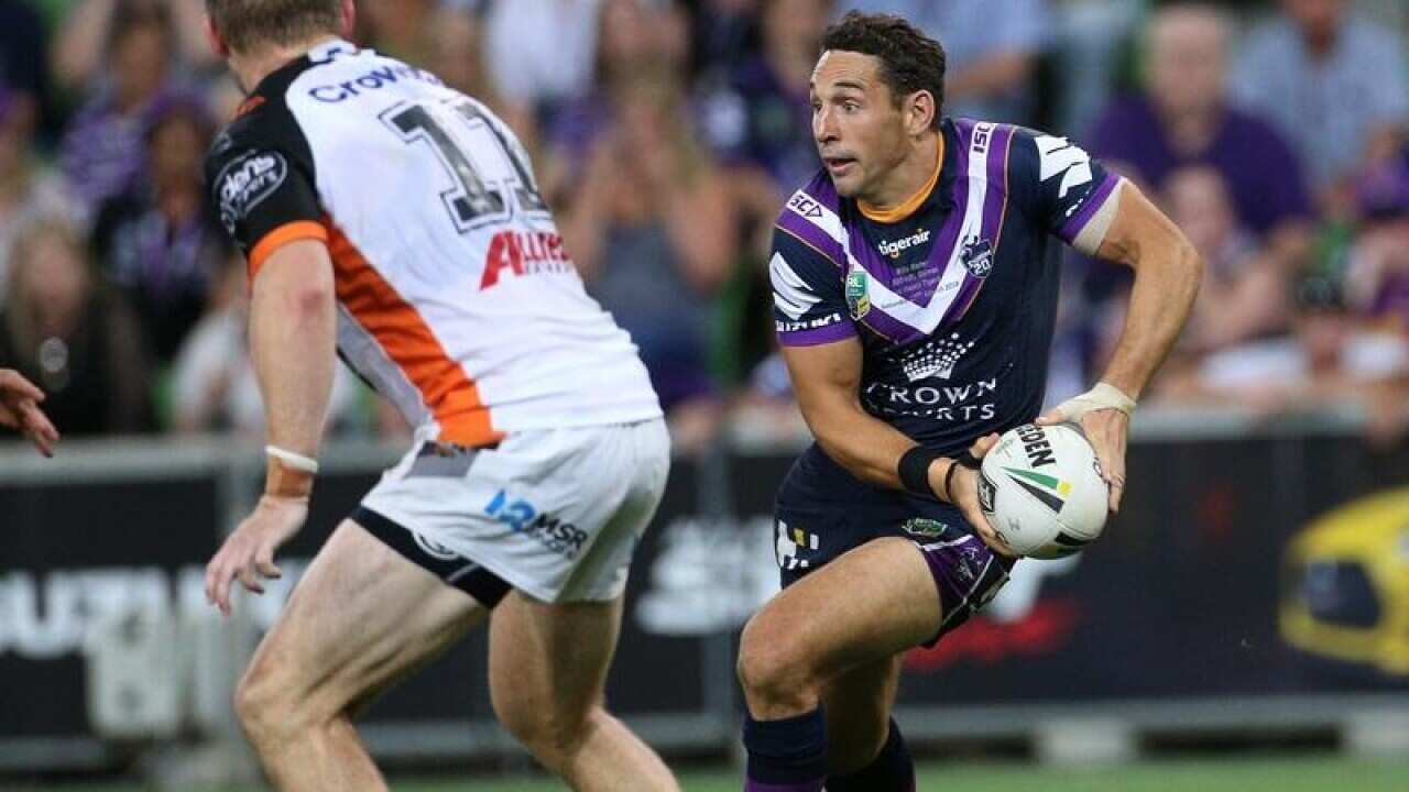 Billy Slater of the Storm