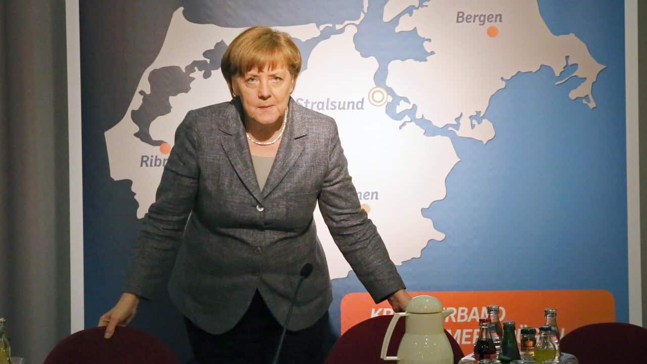 German Chancellor Angela Merkel