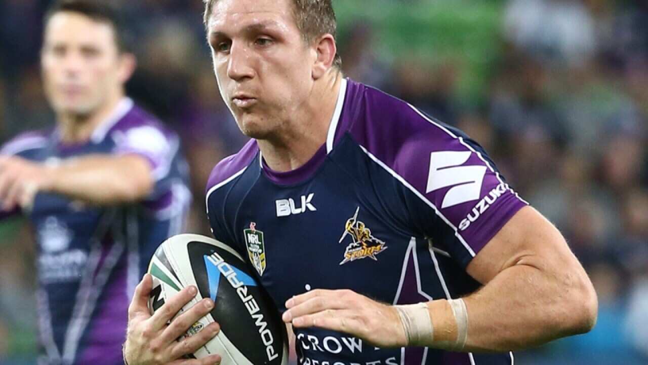 Melbourne Storm forward Ryan Hoffman