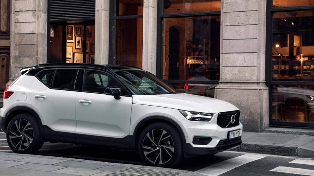 A supplied image of the 2018 Volvo XC40.