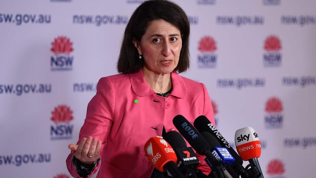 NSW Premier Gladys Berejiklian gives a COVID-19 update.