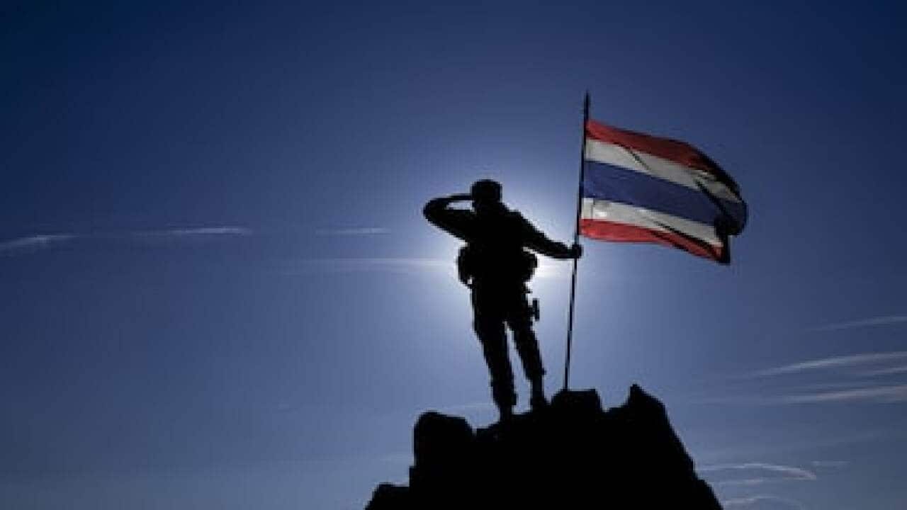 Thai soldier on mountain top - Pixabay