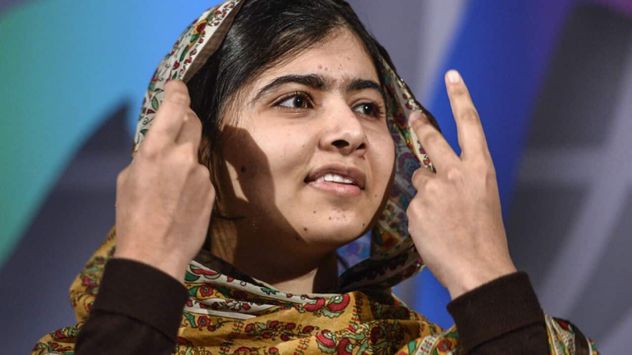 Nobel Peace Prize laureate Malala Yousafzai