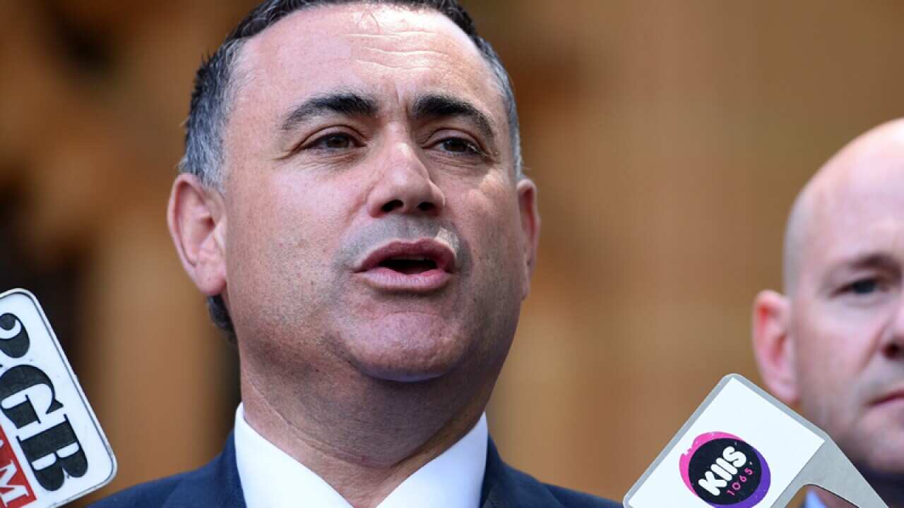 NSW Nationals leader and new Deputy Premier John Barilaro