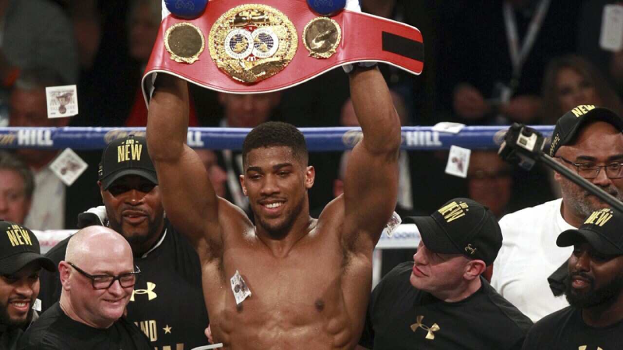 British boxer Anthony Joshua