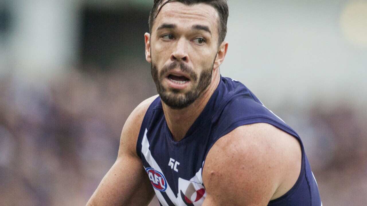 Fremantle Dockers player Ryan Crowley.