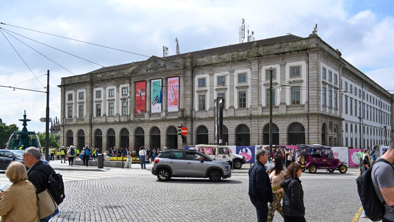 The building of the School of Fine Arts of Porto (Escola Superior de Belas Artes do Porto - ESBAP) / Universidade do Porto (University of Porto), Douro Litoral, Portugal.