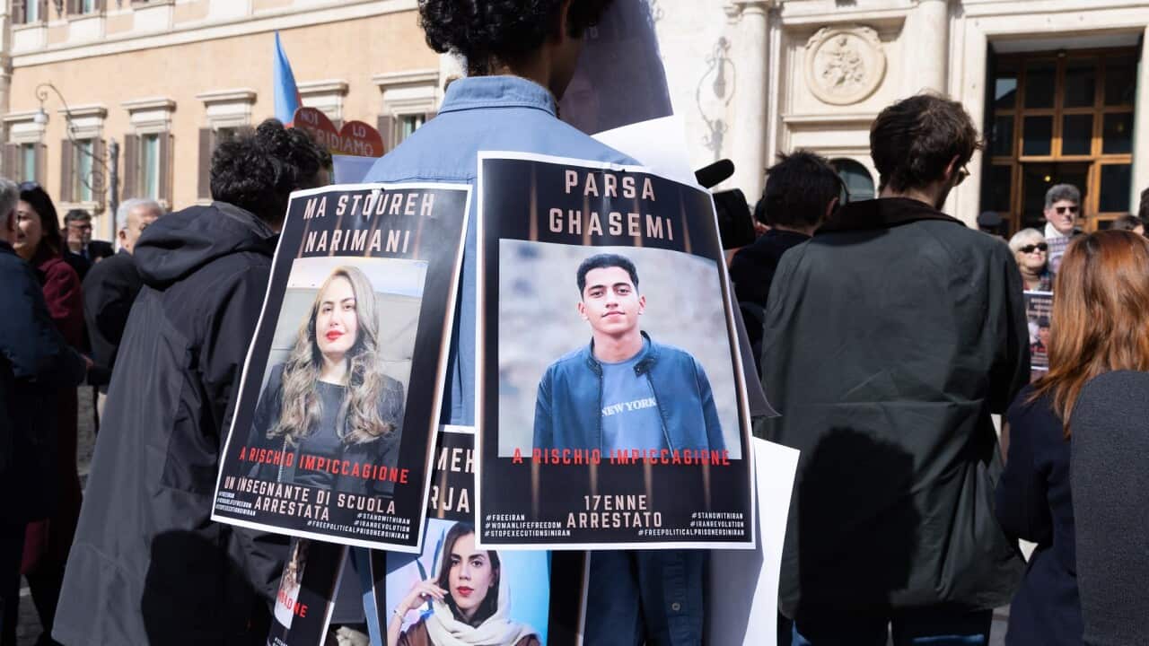 Rome, Flashmob "Stand For Life" for Iranian prisoners