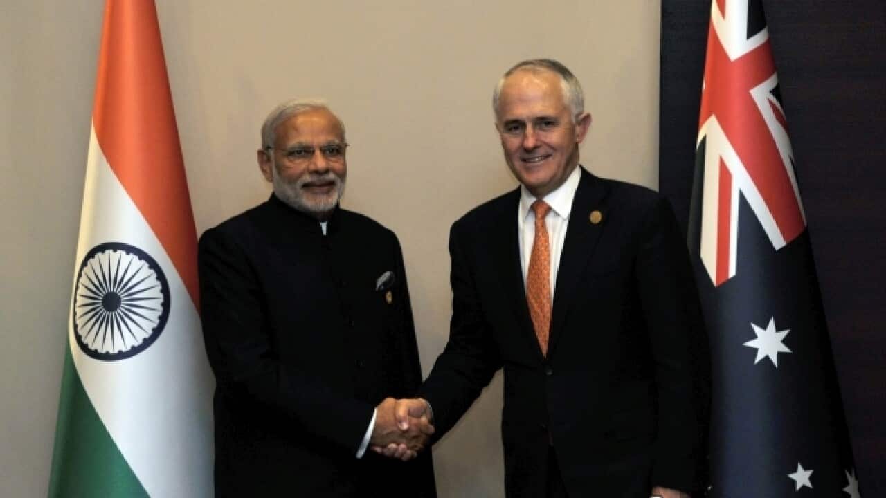 Narendra Modi And Malcolm Turnbull