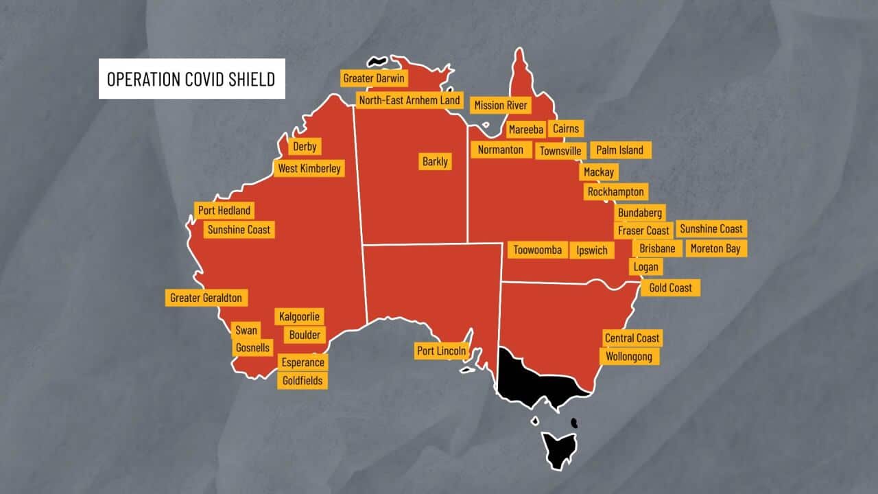 Map of COVID First Nations vaccination blitz