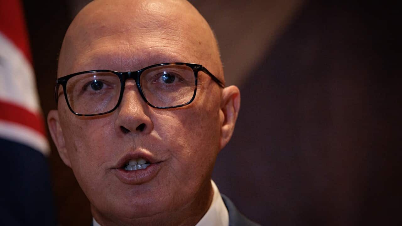 PETER DUTTON MELBOURNE PRESSER