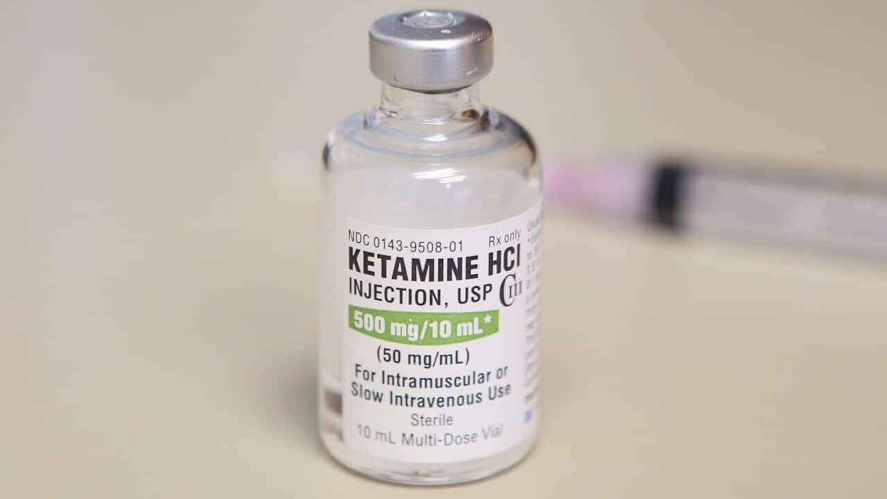 A vial of Ketamine