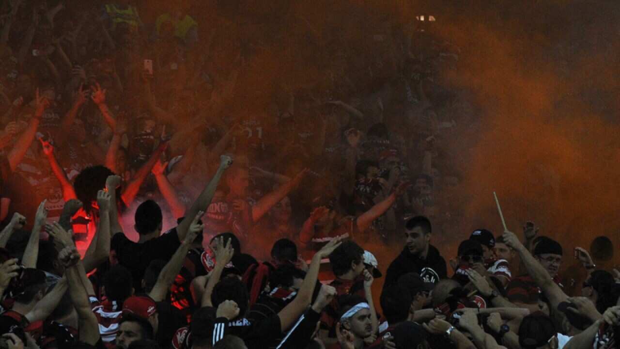 Fans at an A-League match