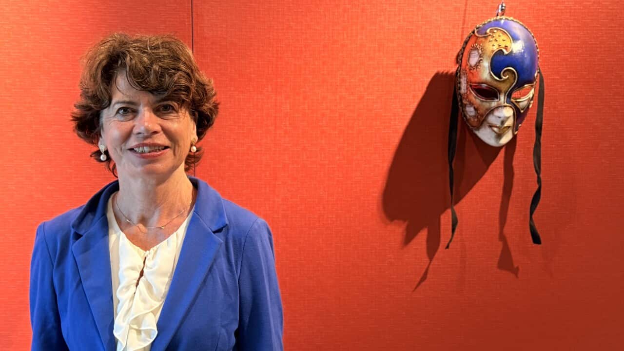 La professoressa Claudia Rihel, docente di linguistica all'Università di Monaco.