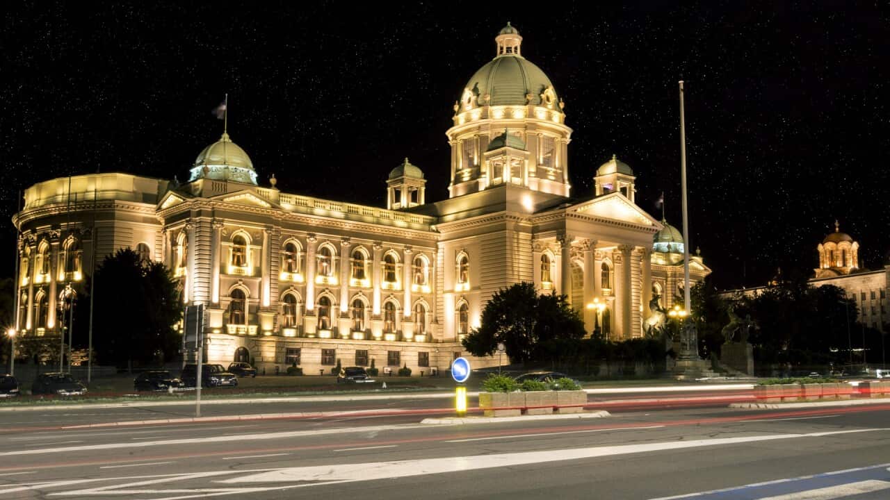 House of the National Assembly of the Republic of Serbia in Belgrade