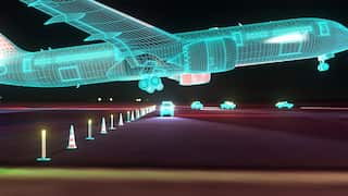 A visual; representaton of the approximate aircraft position