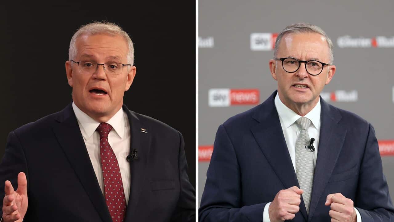 Prime Minister Scott Morrison and Opposition Leader Anthony Albanese faced each other in a debate