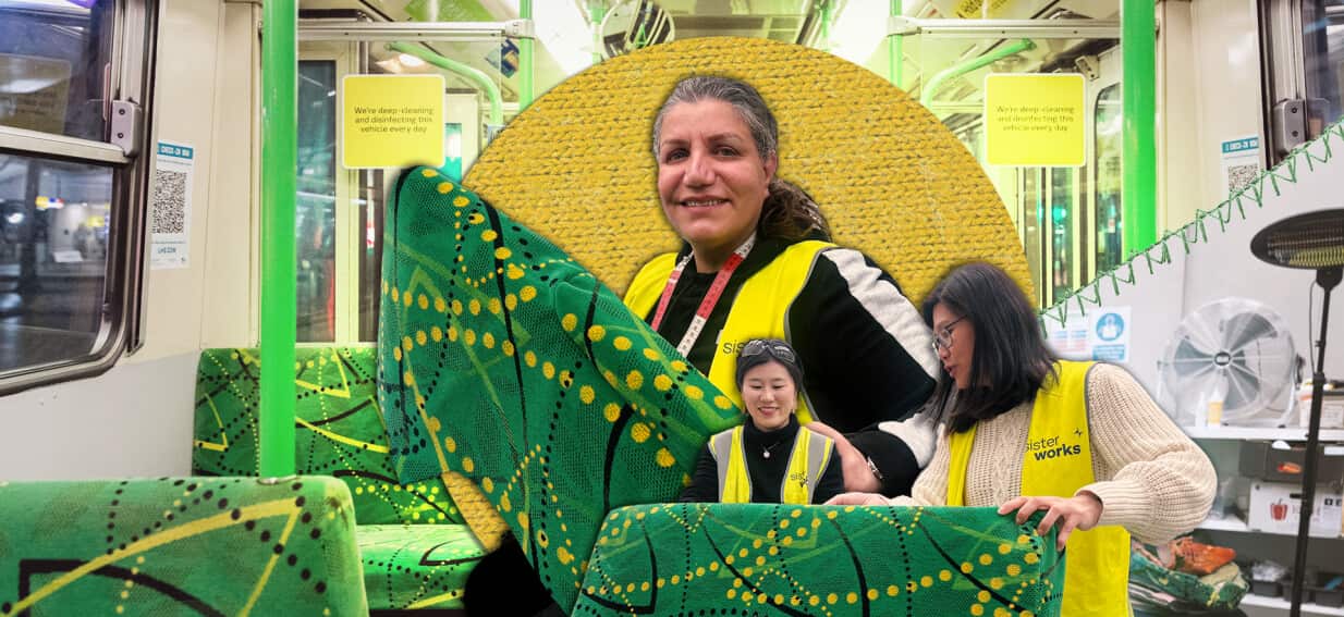 ‘Oh, I made that one’: The hidden story stitched into Melbourne’s ‘iconic’ tram seats