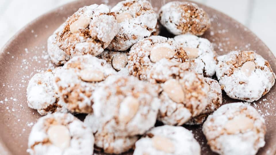 Lemon and almond Italian biscuits SBS Food