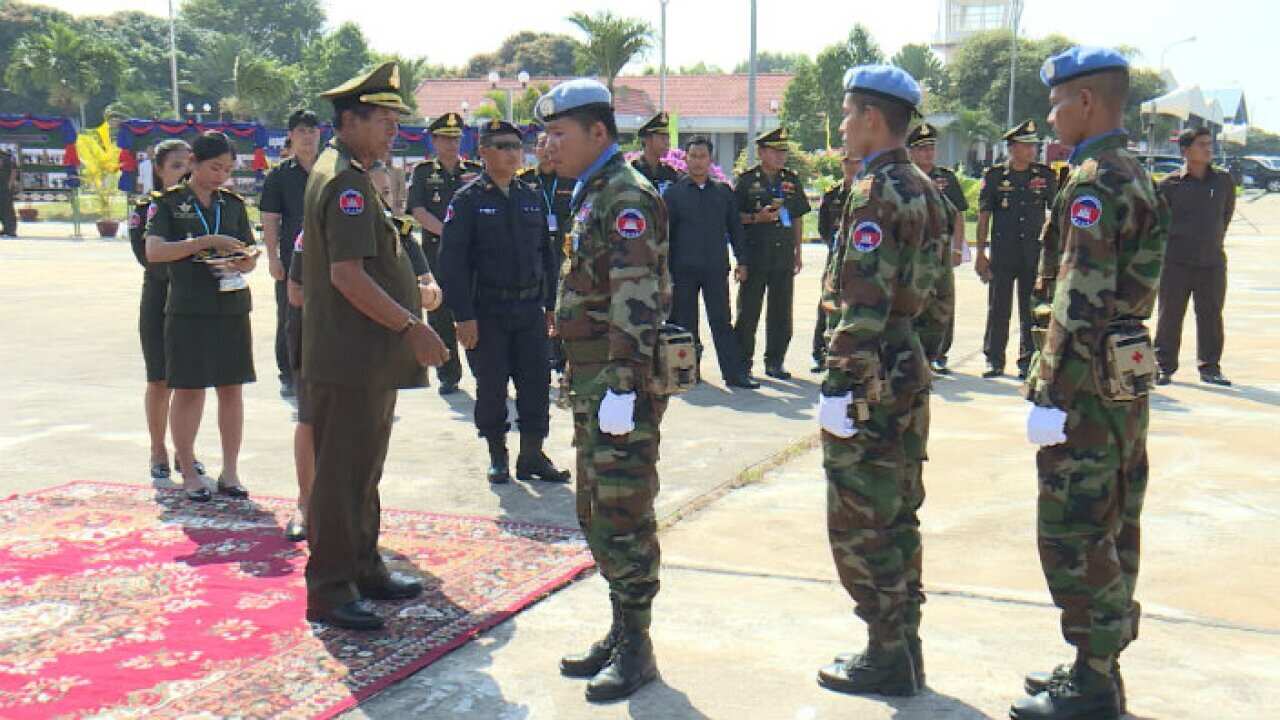 Cambodian personnel are joining United Nations peacekeeping force