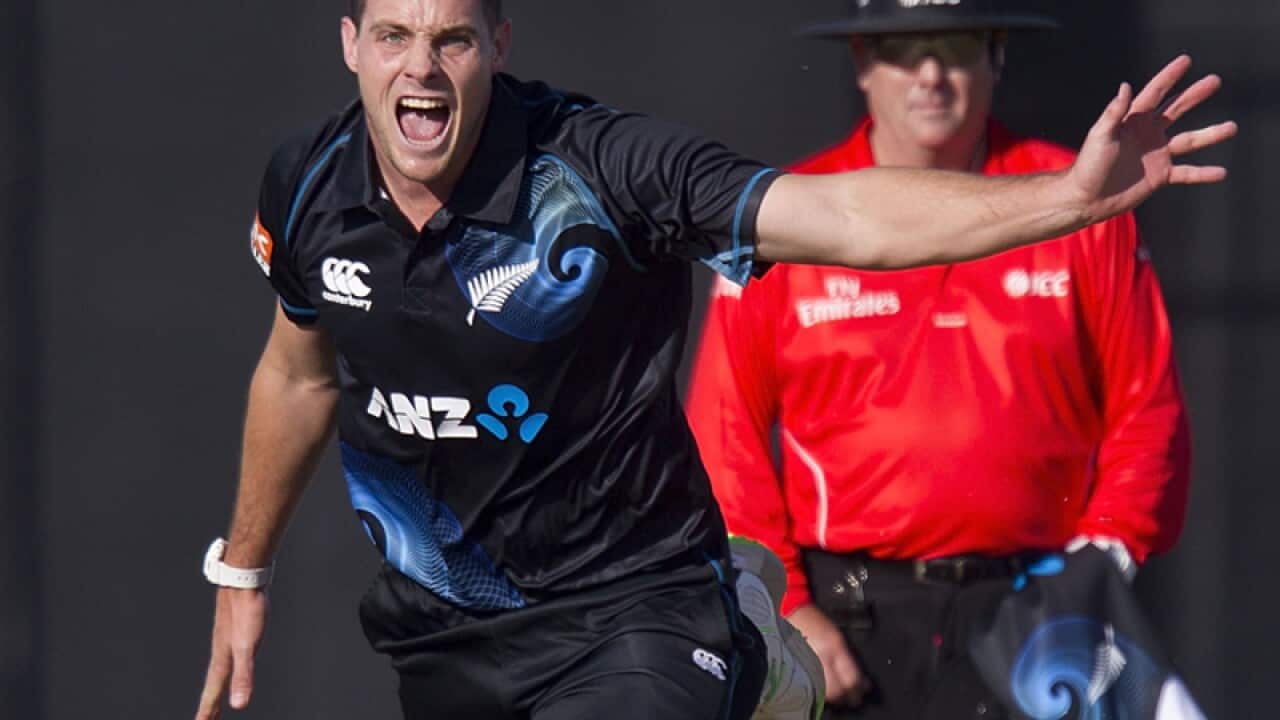 Mitchell McClenaghan in action